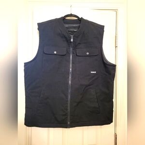 Men's Black Hurley Vest Size Large